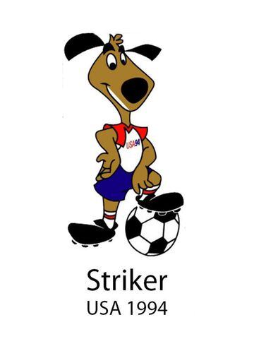 Creado en los estudios de animación de Warner Bros, Striker fue un perro que portaba los colores de la bandera estadounidense, acompañado siempre de su inseparable balón de futbol.