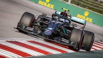 77 BOTTAS Valtteri (fin), Mercedes AMG F1 GP W11 Hybrid EQ Power+, action during the Formula 1 VTB Russian Grand Prix 2020, from September 25 to 27, 2020 on the Sochi Autodrom, in Sochi, Russia - Photo Fran&ccedil;ois Flamand / DPPI AFP7  25/09/2020 ONLY FOR USE IN SPAIN