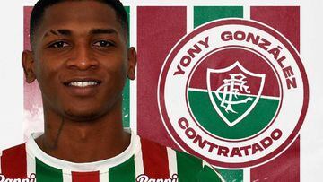 Yony Gonz&aacute;lez, nuevo jugador de Fluminense