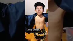 ‘Canelito’, el niño que imita a Saúl Álvarez tras ver su victoria ante Charlo