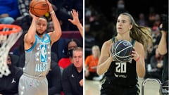 The Golden State Warriors and New York Liberty point guards will face off in a three-point competition, independent of All-Star Weekend.