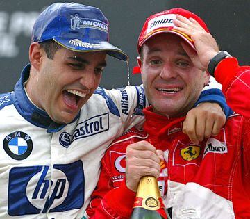 Luego de cuatro años siendo protagonista, Montoya decidió salir de Williams por desacuerdos con la conformación del automóvil. Sin embargo, se despidió con un triunfo en el Gran Premio de Brasil en 2004, su última carrera con la escudería británica. 