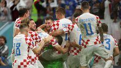 Croatia went through on penalties (1-3) after drawing 1-1 in regulation time. Croatia now play the winner of Brazil v South Korea.