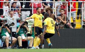 Asistencia de Kevin De Bruyne para que Hazard haga su segundo gol en el partido. 