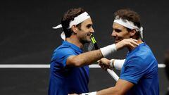 Federer y Nadal vieron cumplido el sue&ntilde;o de jugar un dobles juntos en la Laver Cup