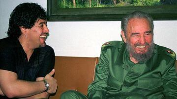 Diego Maradona murió en 25 noviembre, igual que Fidel Castro