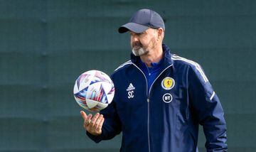 Steve Clarke's Scotland can secure promotion to League A on Saturday.