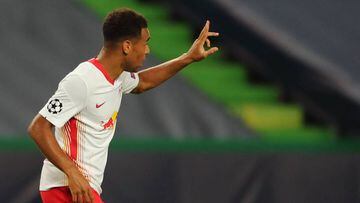 Tyler Adams fired home a deflected winner in the 88th minute to send RB Leipzig into the first ever Champions League semi-final.