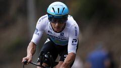 Cycling - Tour de France - Stage 20 - Lure to La Planche des Belles Filles - France - September 19, 2020. Astana Pro Team rider Alexey Lutsenko of Kazakhstan in action. REUTERS/Stephane Mahe