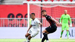 42 Mattia VITI (ogcn) - 70 Alexis Alejandro SANCHEZ (om) during the Ligue 1 Uber Eats match between OGC Nice and Olympique de Marseille at Allianz Riviera on August 28, 2022 in Nice, France. (Photo by Alexandre Dimou/FEP/Icon Sport via Getty Images) - Photo by Icon sport