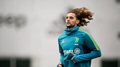 TURIN, ITALY - JANUARY 01: Adrien Rabiot of Juventus during a training session at JTC on January 1, 2023 in Turin, Italy. (Photo by Daniele Badolato - Juventus FC/Juventus FC via Getty Images)