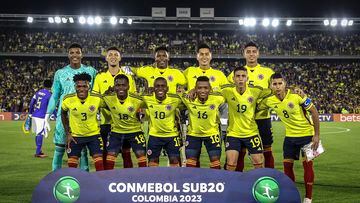 Selección Colombia en el Sudamericano Sub 20