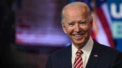 (FILES) In this file photo taken on November 16, 2020, US President-elect Joe Biden answers questions from the press in Wilmington, Delaware. - Biden turned 78 on November 20, 2020, exactly two months before he is to succeed Donald Trump in the White Hous
