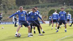 Entrenamiento Deportivo de La Coru&ntilde;a. Berganti&ntilde;os Borges Nacho