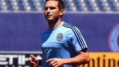Frank Lampard con el uniforme del New York City FC. 