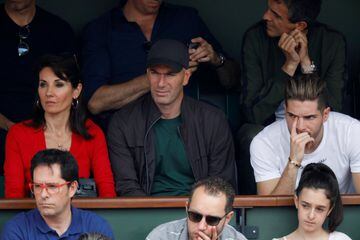 Zinedine Zidane acudió junto a su familia.