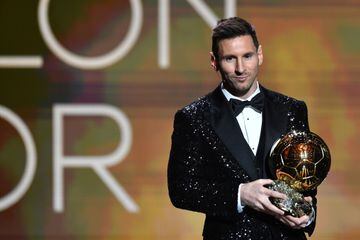 1º Messi (22,82% votos) | 2º Robert Lewandowski (21,59% votos) | 3º Jorginho (17,12% votos).