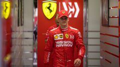 Debut de Mick Schumacher con Ferrari en el test de Bahréin en 2021.