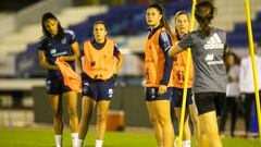 La Selección durante el entrenamiento del miércoles en Melilla.