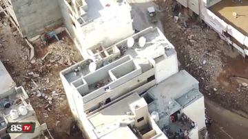 Drone footage captures tremendous destruction after tragic floods in eastern Libya
