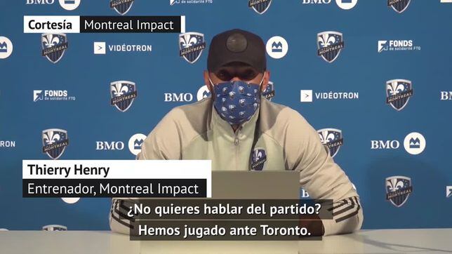 El cabreo de Henry cuando le preguntan en rueda de prensa por el boicot de la MLS