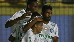 Yerry Mina fue titular y jugó los 90 minutos en la victoria de Palmeiras, que es líder en Brasil,  frente al Sport.