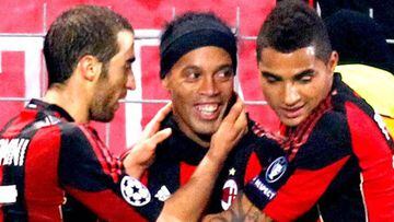 Ronaldinho y Boateng.