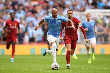 FA Community Shield match between Liverpool and Manchester City at Wembley