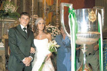 La Copa del Rey presidiendo la boda de Joaquín en 2005.