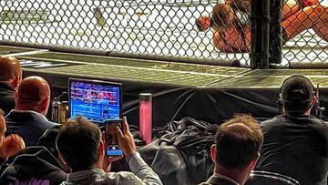 El presidente del UFC, Dana White opt&oacute; por ver la pelea del Canelo que el combate co-estelar del UFC 268 