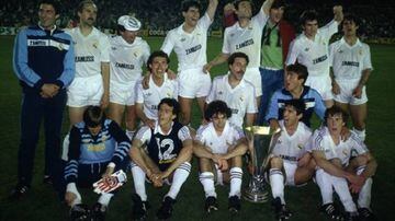 Real Madrid win the Uefa Cup 1985