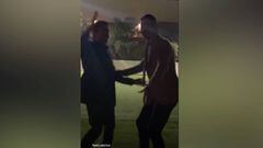 La pirotecnia de Sergio Ramos con un amigo al despedir el año