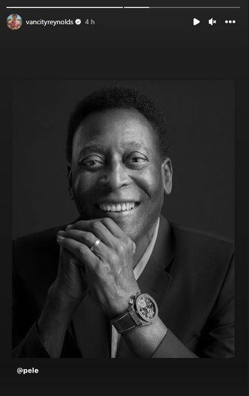 Celebridades y políticos lamentan la muerte de Pelé