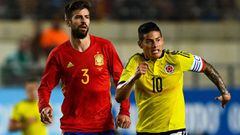 Las mejores imágenes del amistoso España vs Colombia