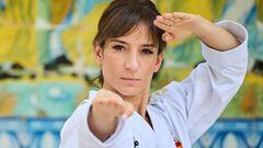 Sandra Sánchez en el I Clinic Internacional de Karate.