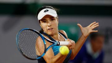 María Camila Osorio clasifica a segunda ronda en dobles femenino en Roland Garros.
