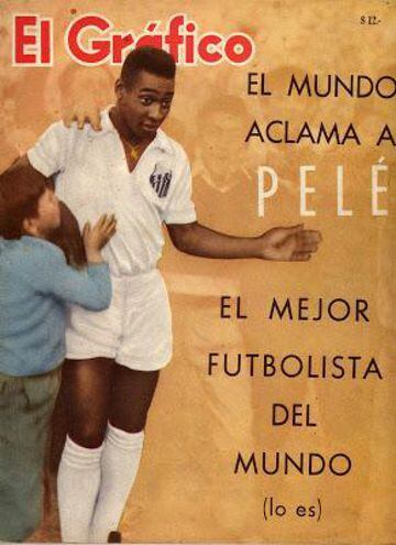 Portada de 1961 dedicada a Pelé. El mejor futbolista aquel año