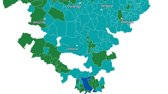 El único municipio donde ganó el PP en las elecciones del País Vasco