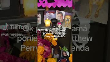 Mamá mexicana pone a Matthew Perry en su altar de muertos y se hace viral