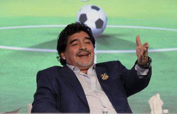 Diego Maradona, campeón mundial con Argentina, es hincha de Boca Juniors.