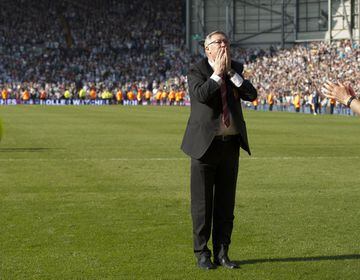 El 19 de mayo de 2013 Ferguson vivió su último partido como técnico del United. Fue contra el West Bromwich Albion.
