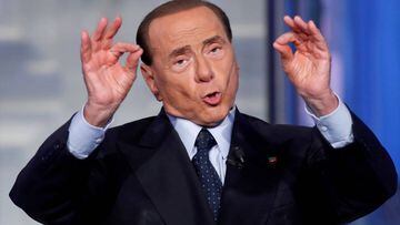 Berlusconi, expresidente del Milan. 
