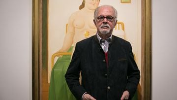 11/04/19 Inauguracion de la exposicion de pinturas de Fernando Botero en la Galeria de arte Marlborough. Barcelona, 11 de abril de 2019 [ALBERT GARCIA] 