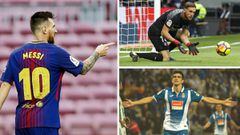 Gerard Moreno, Leo Messi y Jan Oblak son tres de los jugadores que han disputado todos los minutos en LaLiga Santander.