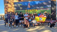 El Atlético invita a Konrad, el hincha a quien quitaron la bandera en el Camp Nou