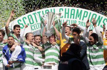 Celtic nuevamente se coronó como campeón del fútbol escocés.