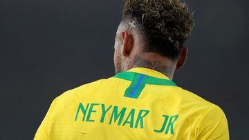 Soccer Football - International Friendly - Brazil v Uruguay - Emirates Stadium, London, Britain - November 16, 2018  Brazil&#039;s Neymar             Action Images via Reuters/Peter Cziborra
