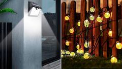 Cinco luces de exterior: iluminación potente para tu jardín, terraza o porche