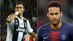PSG: Dybala top option as Neymar replacement