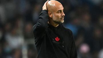 Guardiola reacts to Man City loss and Laporte red card